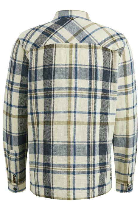 PME legend long sleeve shirt matt weave check